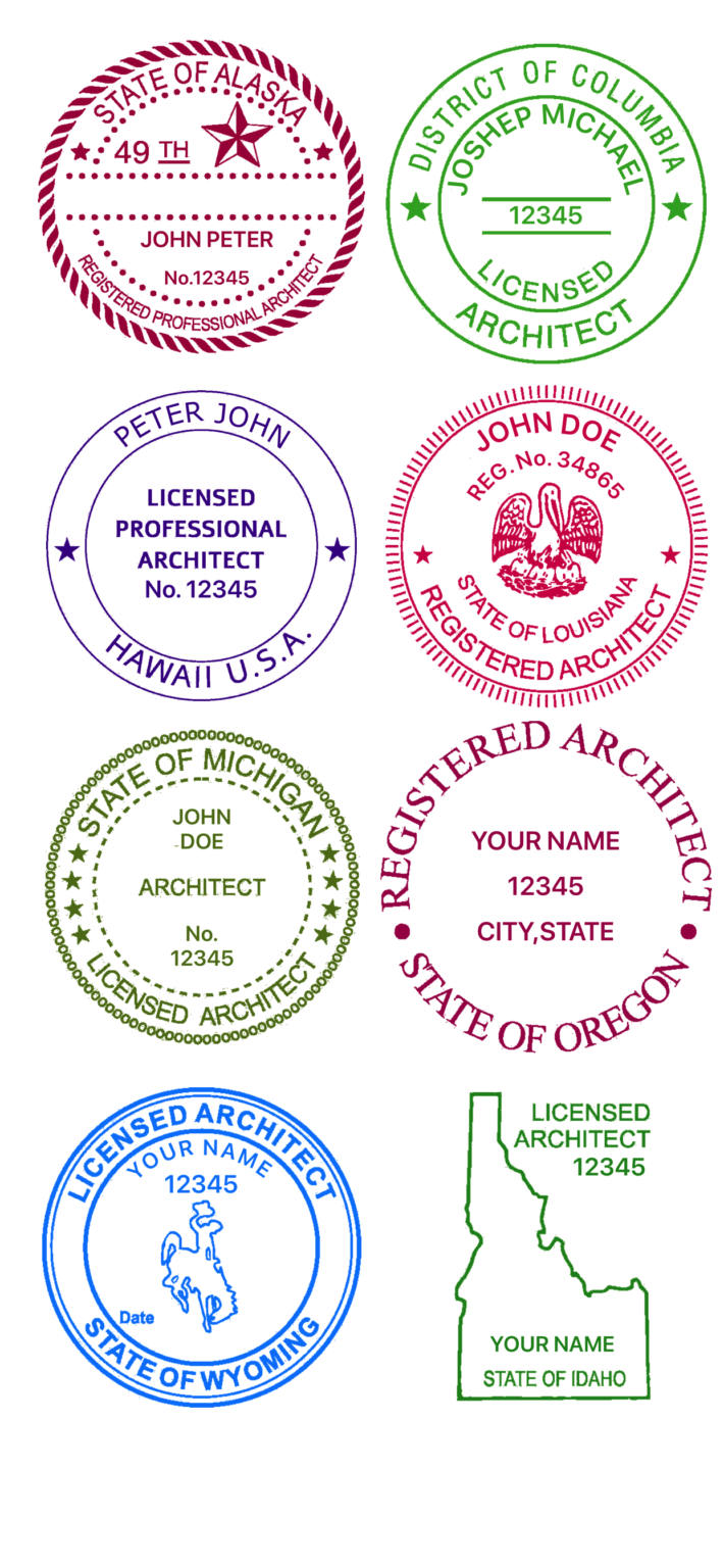 Download Architect Seal Custom Stamps Online Download Digital Seals Free