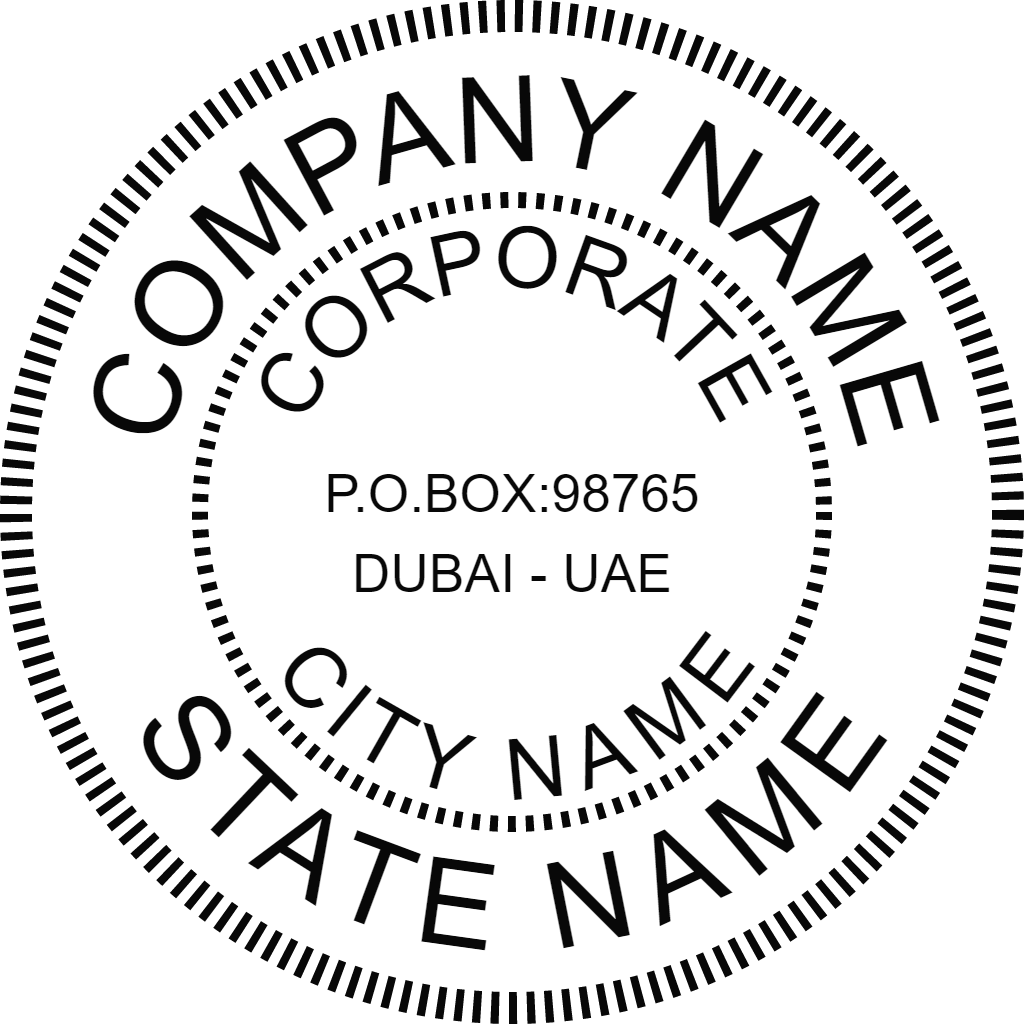 free corporate seal template download